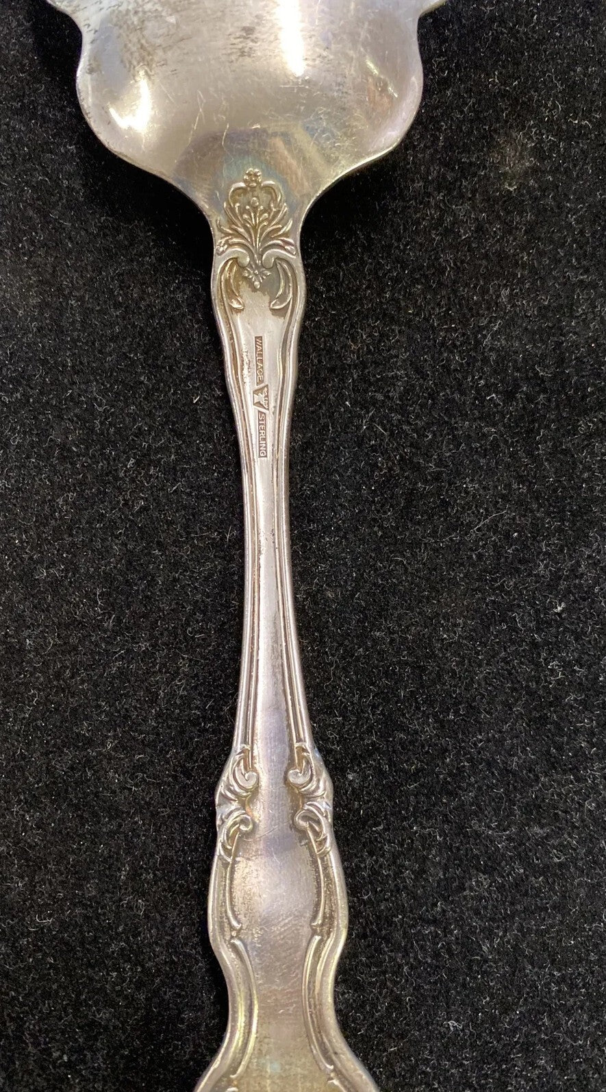 101.5g Wallace Sterling Silver La Reine 9" Casserole Berry Serving Spoon PC4