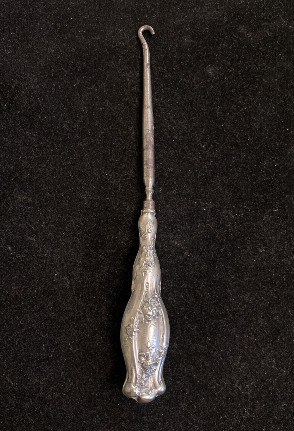 Sterling Silver Lace Puller Corset Button Boots Lacer 45.1 g