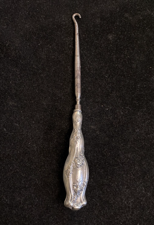 Sterling Silver Lace Puller Corset Button Boots Lacer 45.1 g