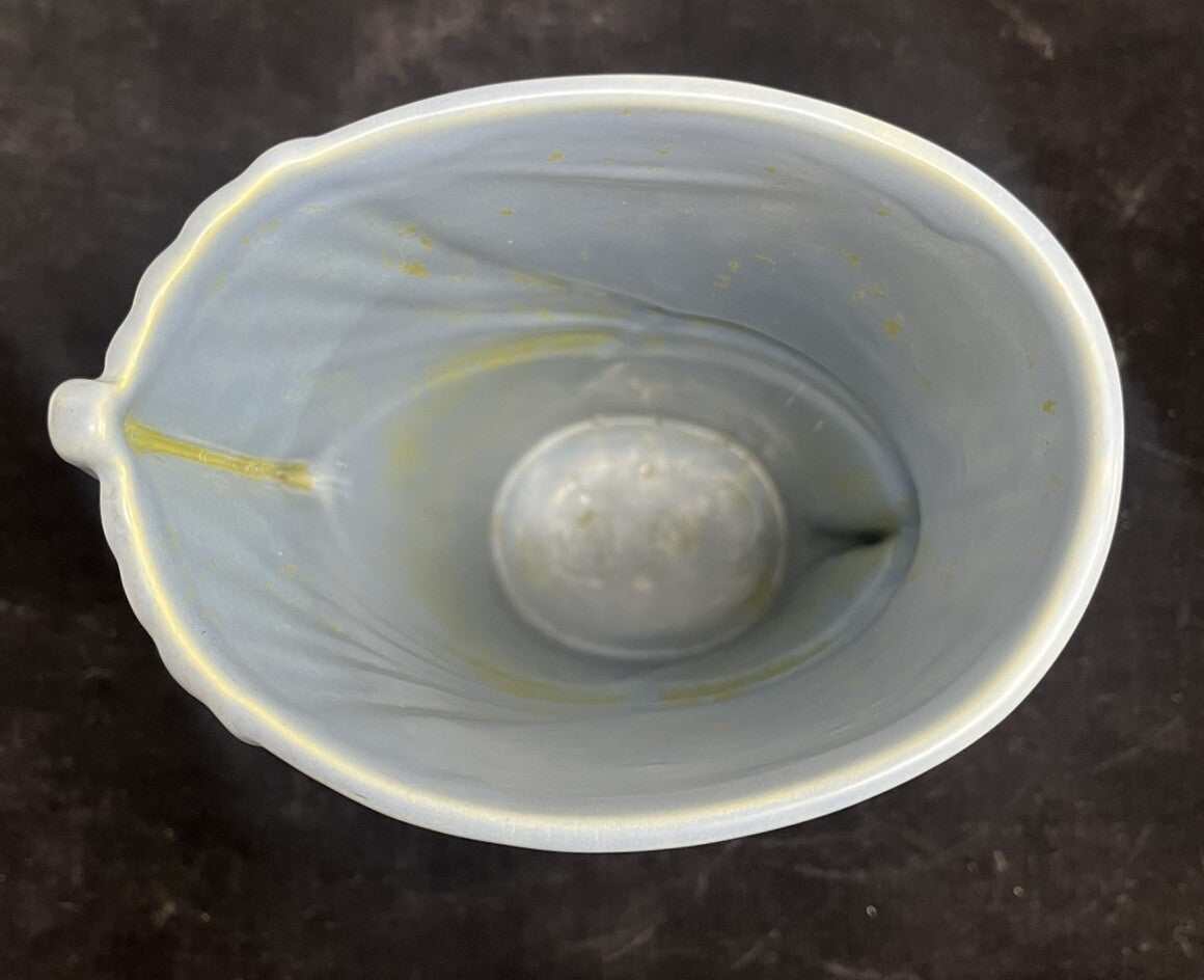 Weller Pottery 14" Ragenda Blue Draped Swag Vase B7