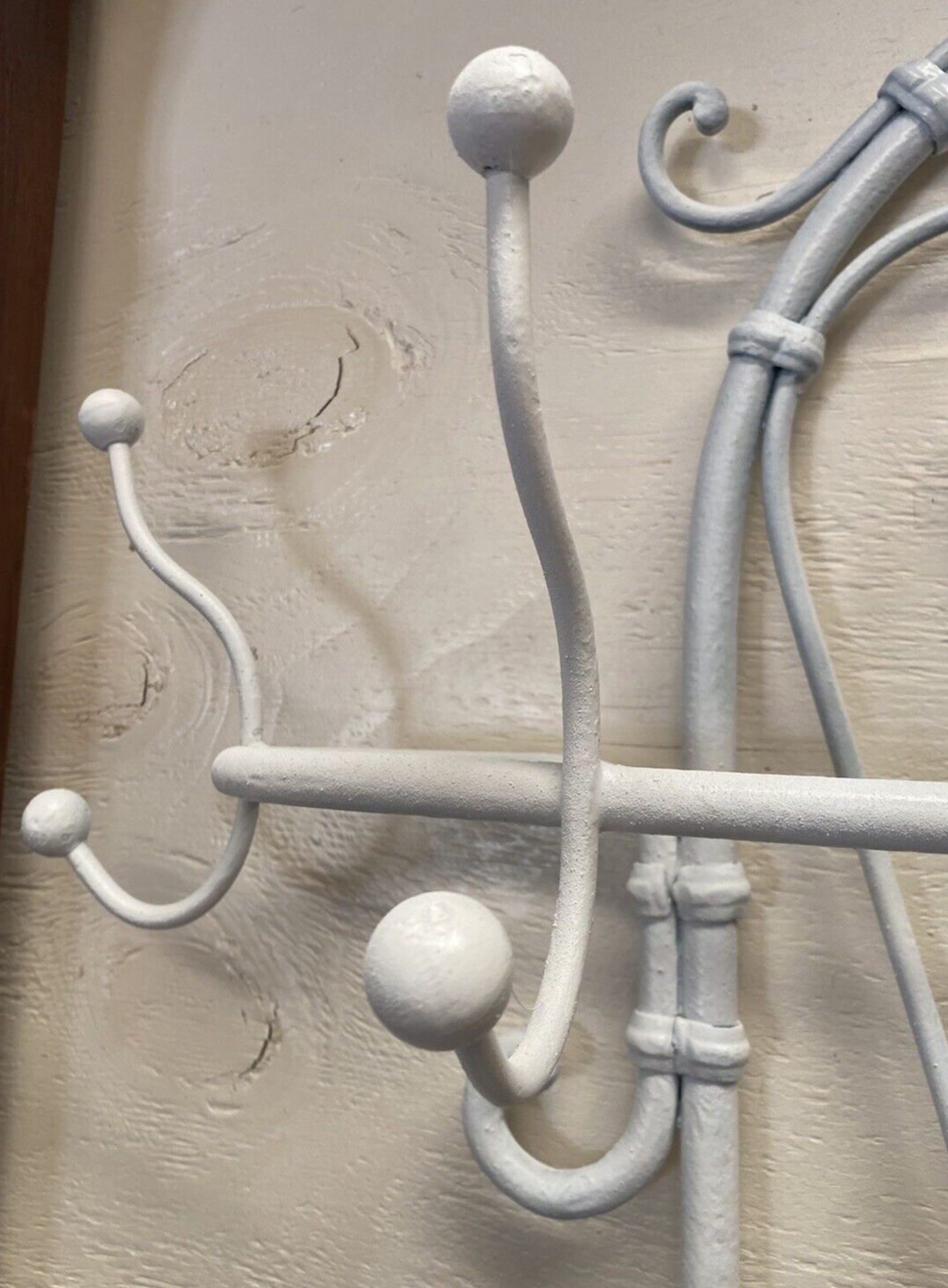 Antique French Victorian Cast Iron Umbrella Stand Hat Coat Rack Hall Tree