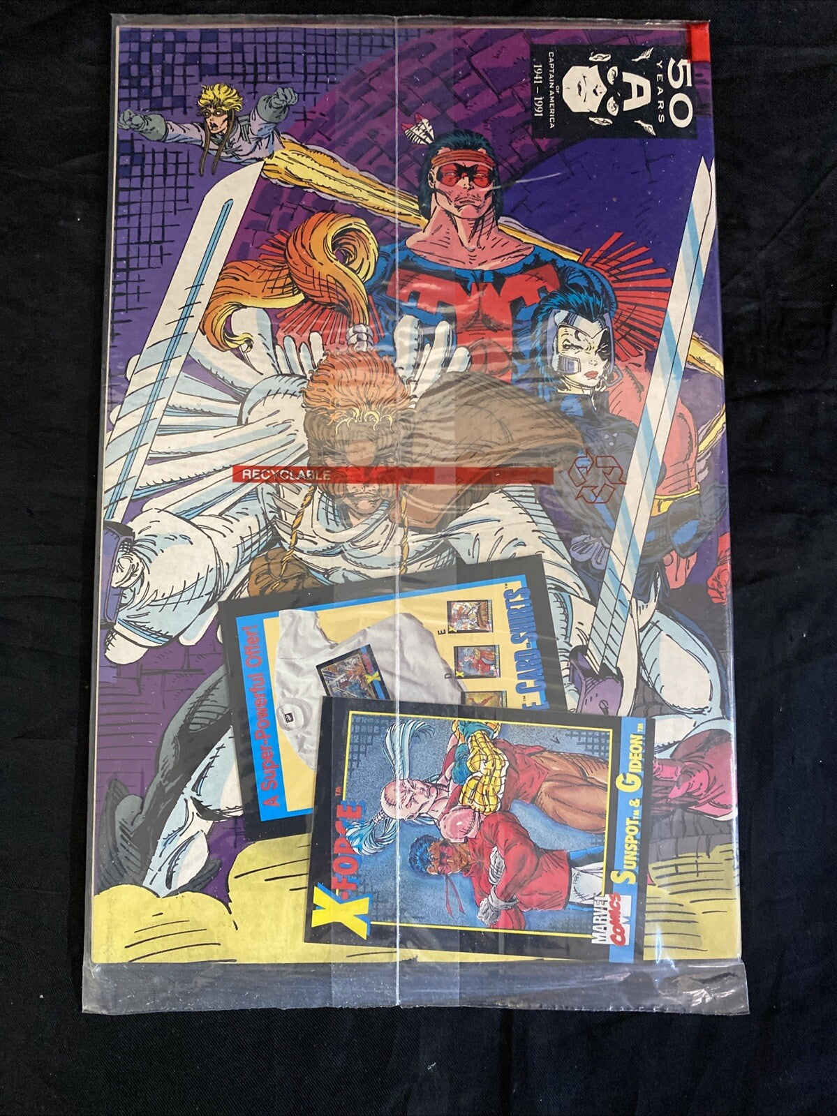 X-Force #1 Marvel Comic Books Sealed with Trading Card Collector's Edition