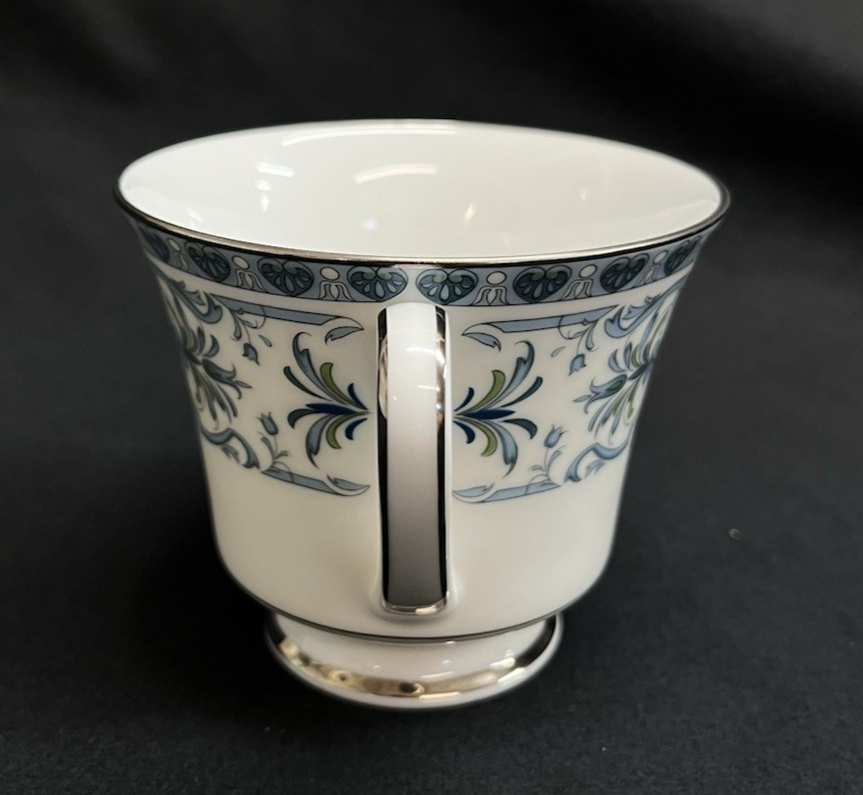 Noritake 2081 Burlington Green & Blue China Footed Cup 3" 20 available