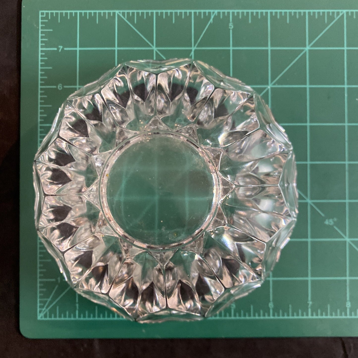 Vintage Kosta Art Glass Crystal Petal Bowl - Perfect and Glowing! Sweden Perfect