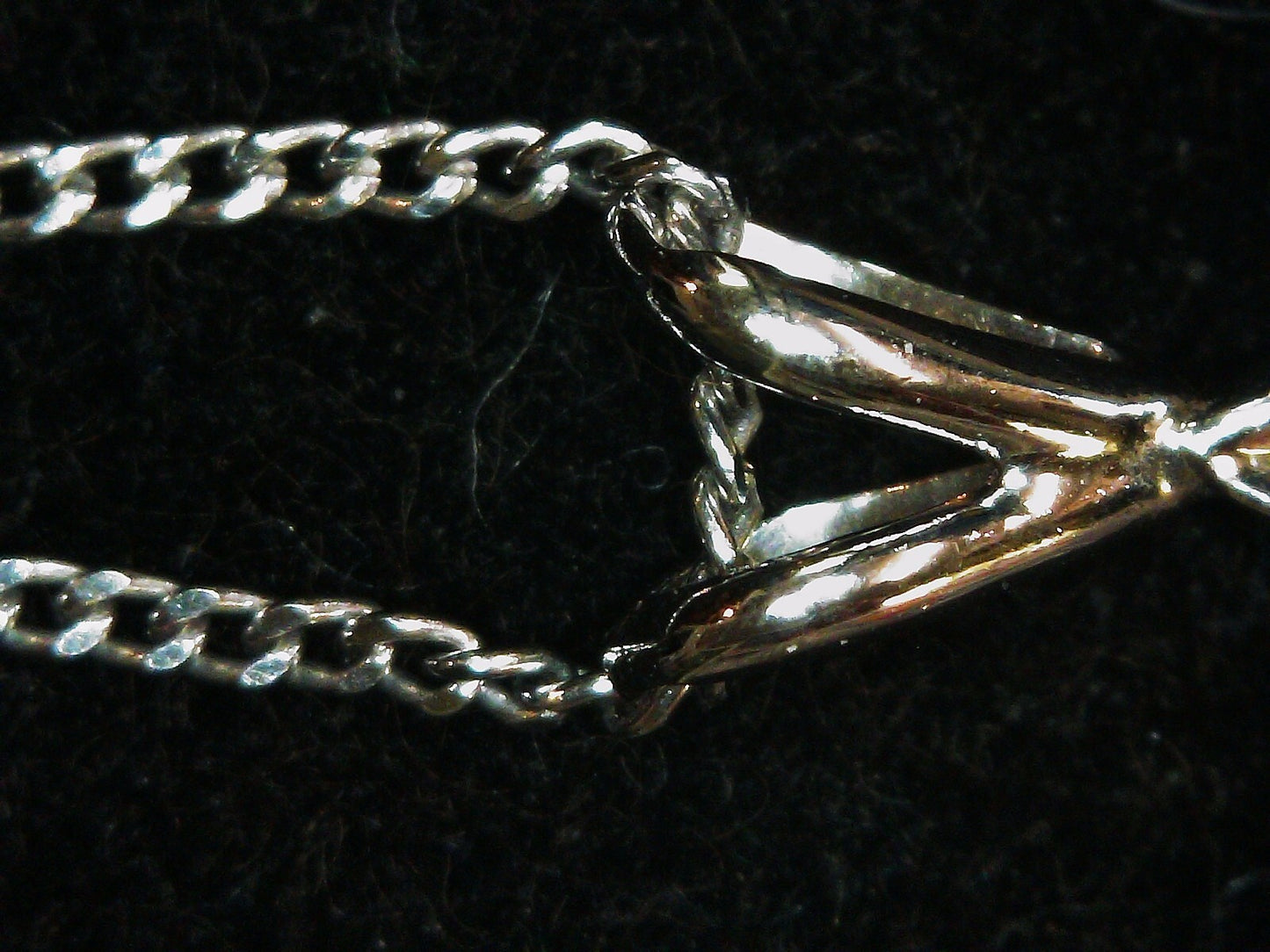 14K Gold 10 Diamond Approx 1.38 cts Pendant 2.9g SI1-SI2 TESTED Sterling Chain