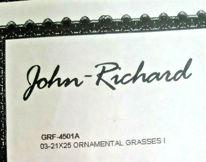 Set of 3 John Richard Botanical Prints W 22 "x H 25" Ornamental Grasses Framed