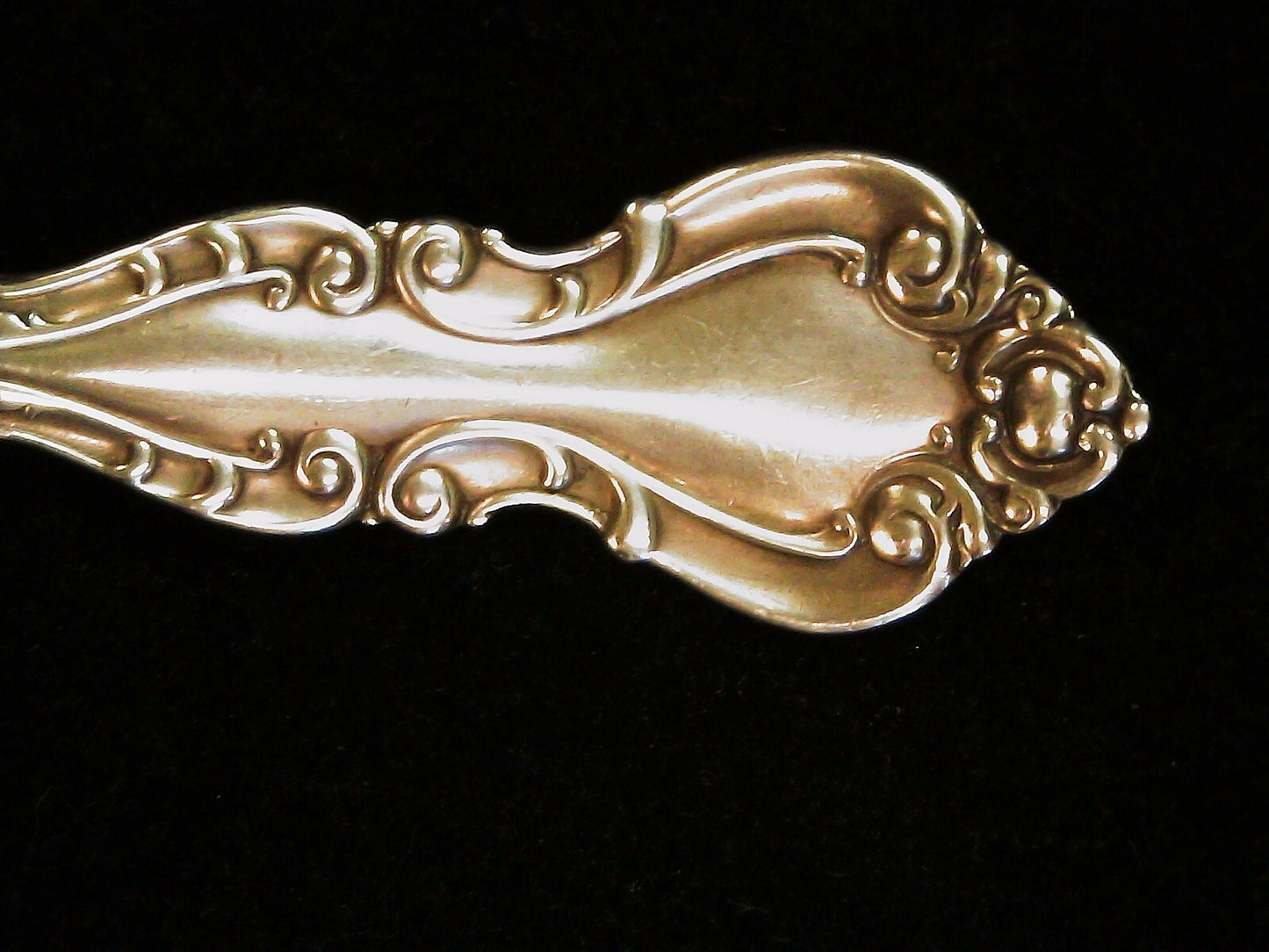 Pat. Sterling Silver Warwick Sugar Shell Spoon 21.9g