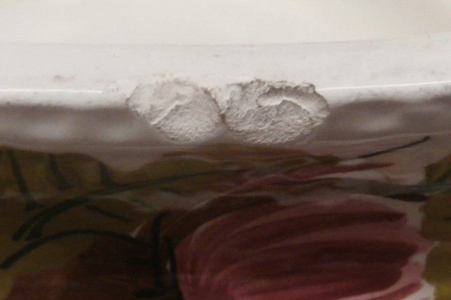 Italian Capodimonte 16" Tureen & Lid Hand Painted  Centerpiece