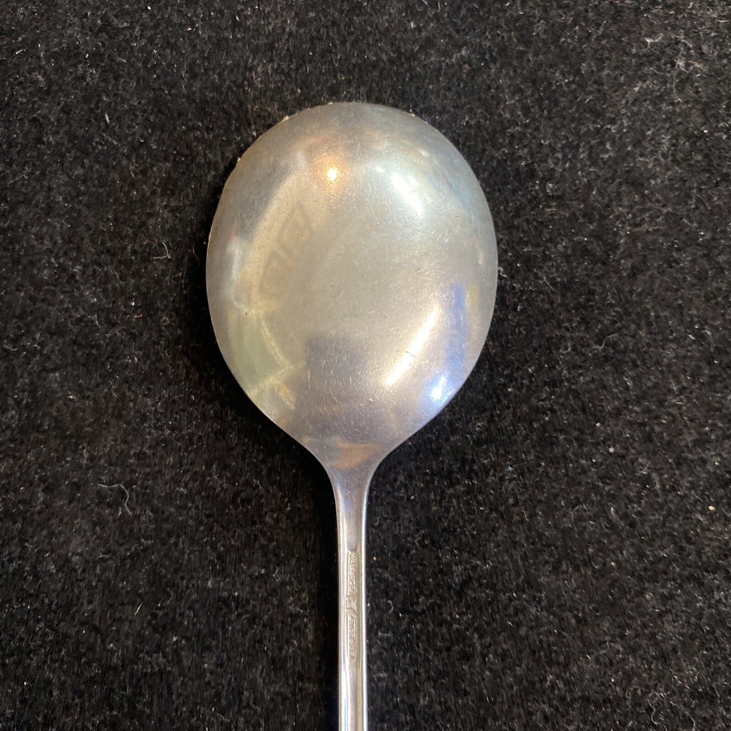 Wallace Sterling Silver 1942 Grand Colonial 6" Cream Soup Spoon 33.49g