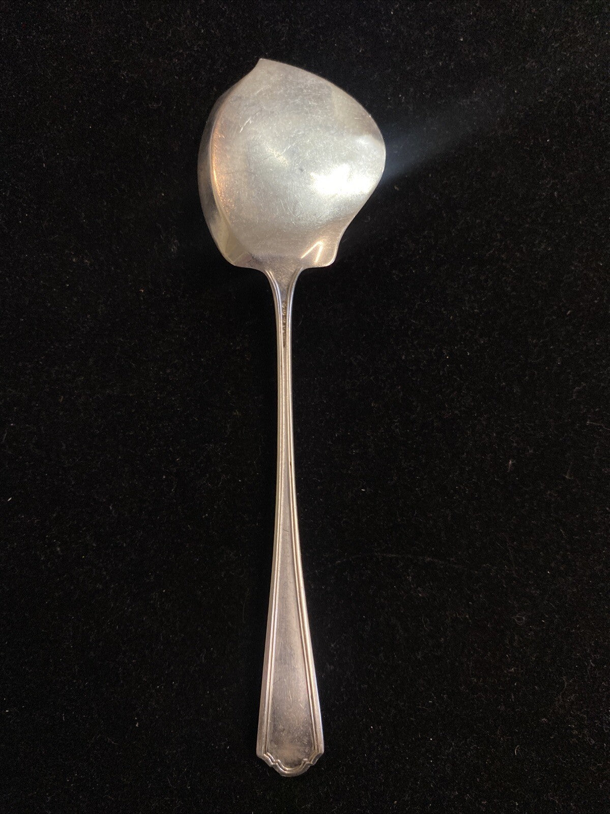 27.1g Sterling Silver Watson MAYFLOWER JELLY SERVER SPOON 7" No Mono