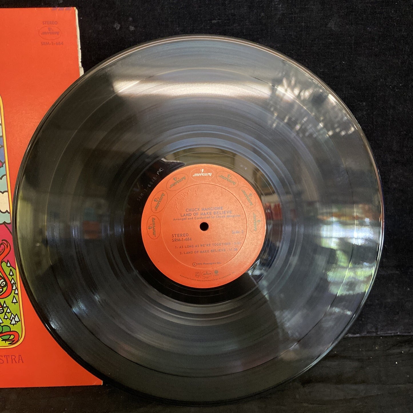 Chuck Mangione Live Concert Land of Make Believe Concert Jazz Vinyl LP NM 1973