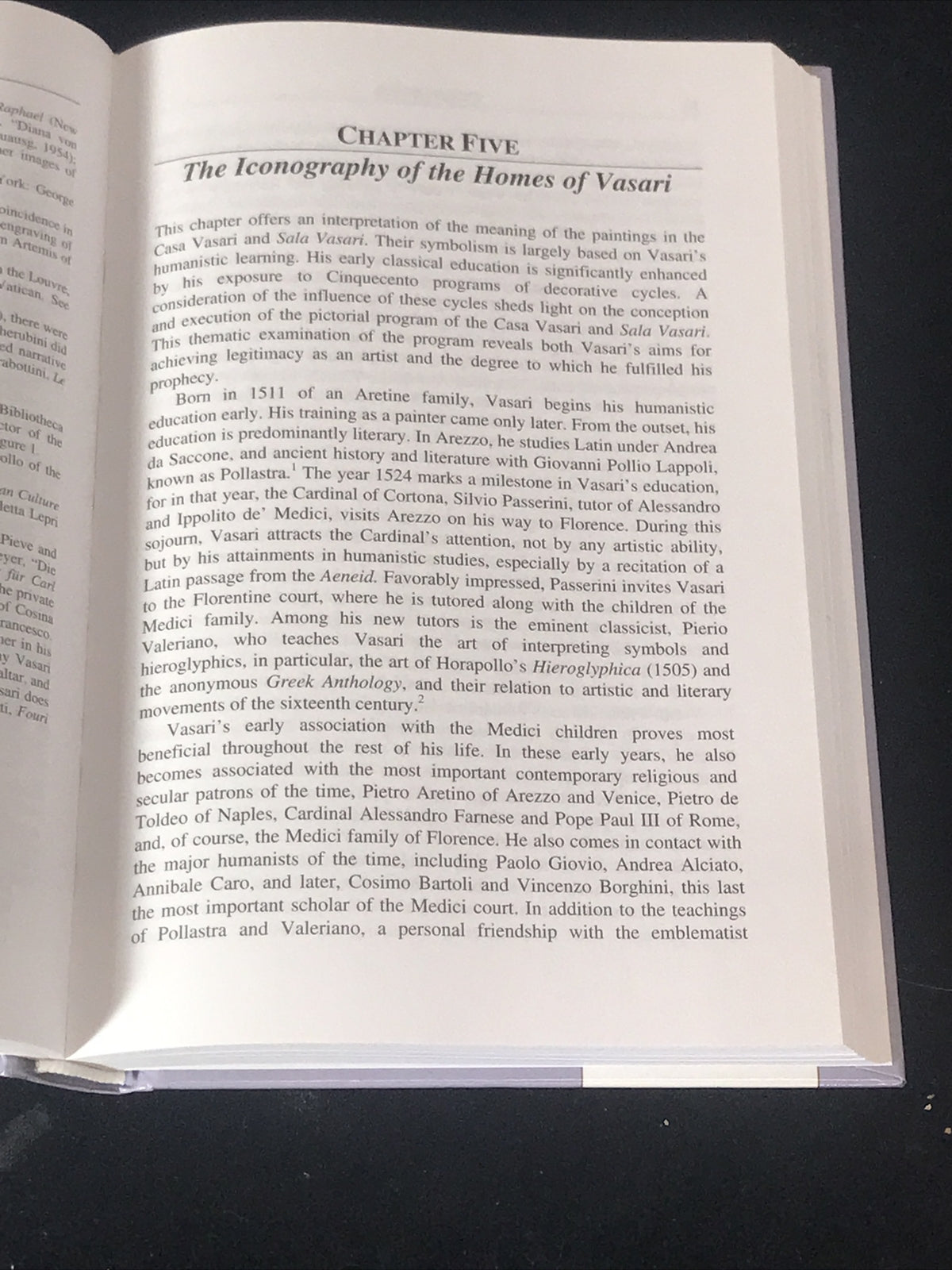 The Homes Of Giorgio Vasari by Cheney 2006 Hardcover Excellent