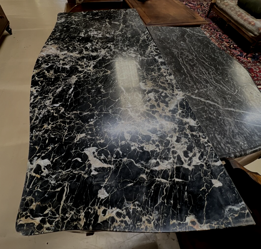 Antique Italian Inlaid Commode Chest of drawers Marble Top