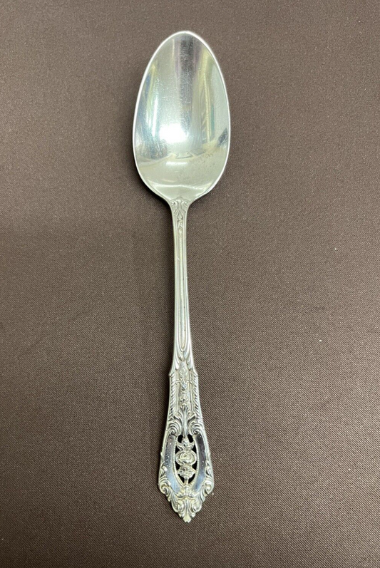 Rose Point by Wallace 26g Sterling Silver Teaspoon 6"
