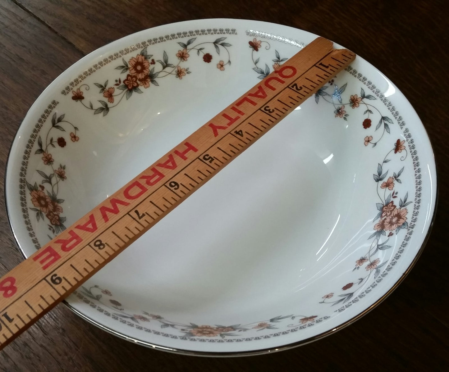 27 PC Set of Sheffield Anniversary China 10 dinner plates, 7 c/s, serving bowl