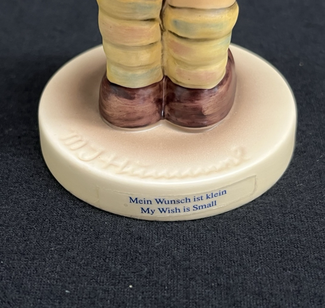 1985 M.I. Hummel Exclusive Goebel "My Wish is Small" Porcelain Figurine #463/0