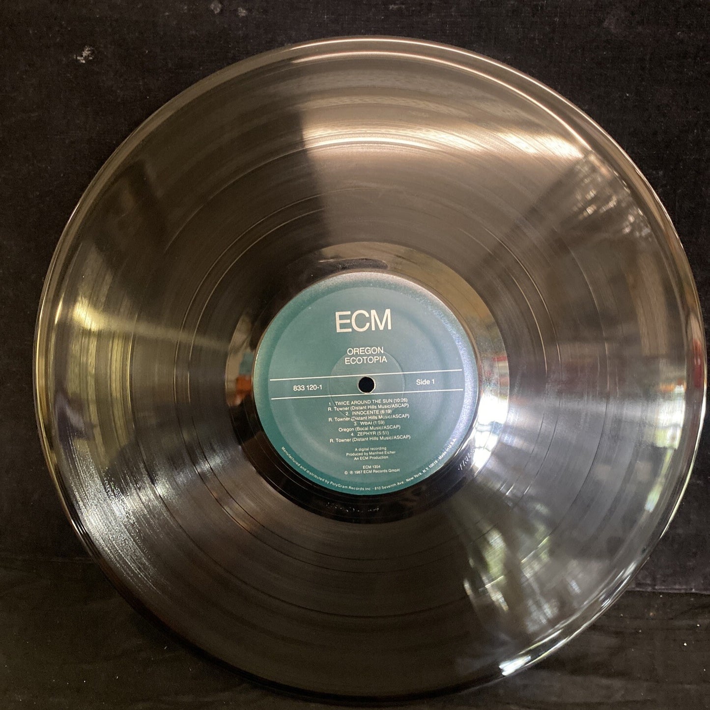 OREGON - ECOTOPIA ECM 833 120-1 Ralph Towner Glen Moore 1987 Germany NM/VG