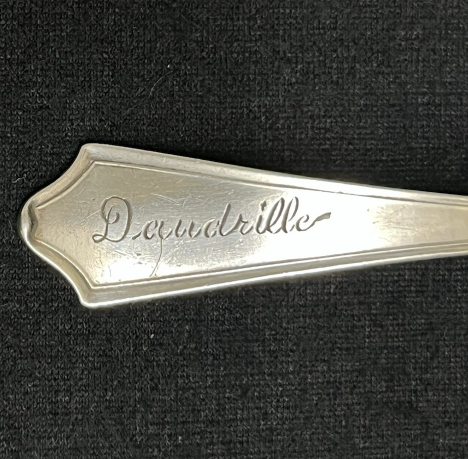 Roger Williams by Baker Manchester Baby Spoon & Fork Set, Engraved 30.56g