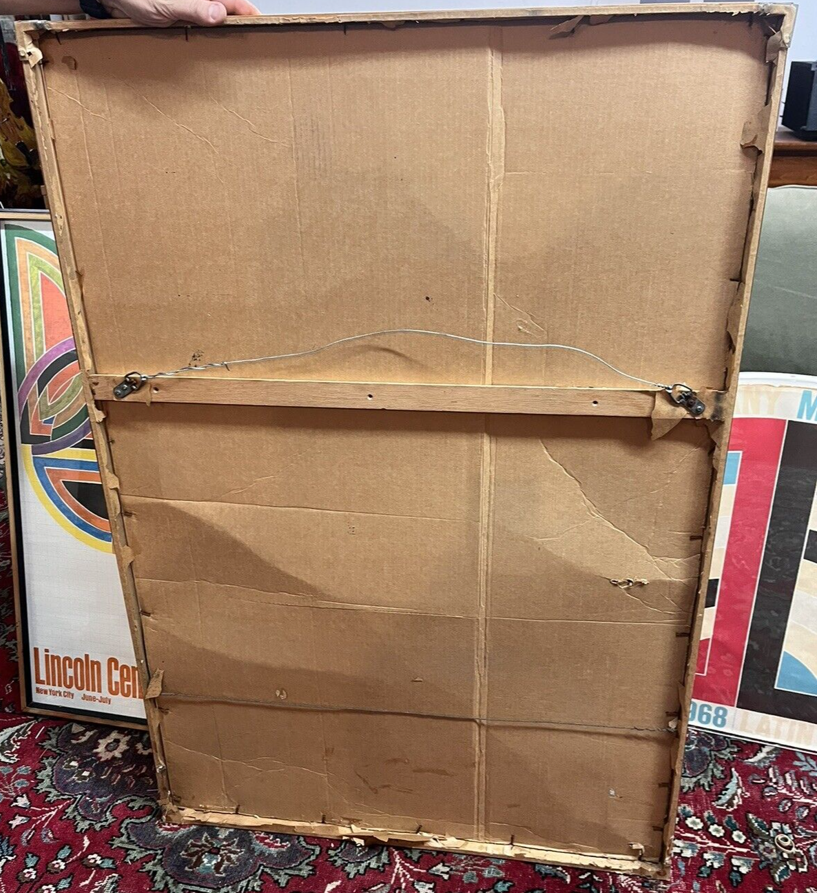 VTG Frank Stella Art 9th New York Film Festival Poster 1971 Lincoln Center BH70