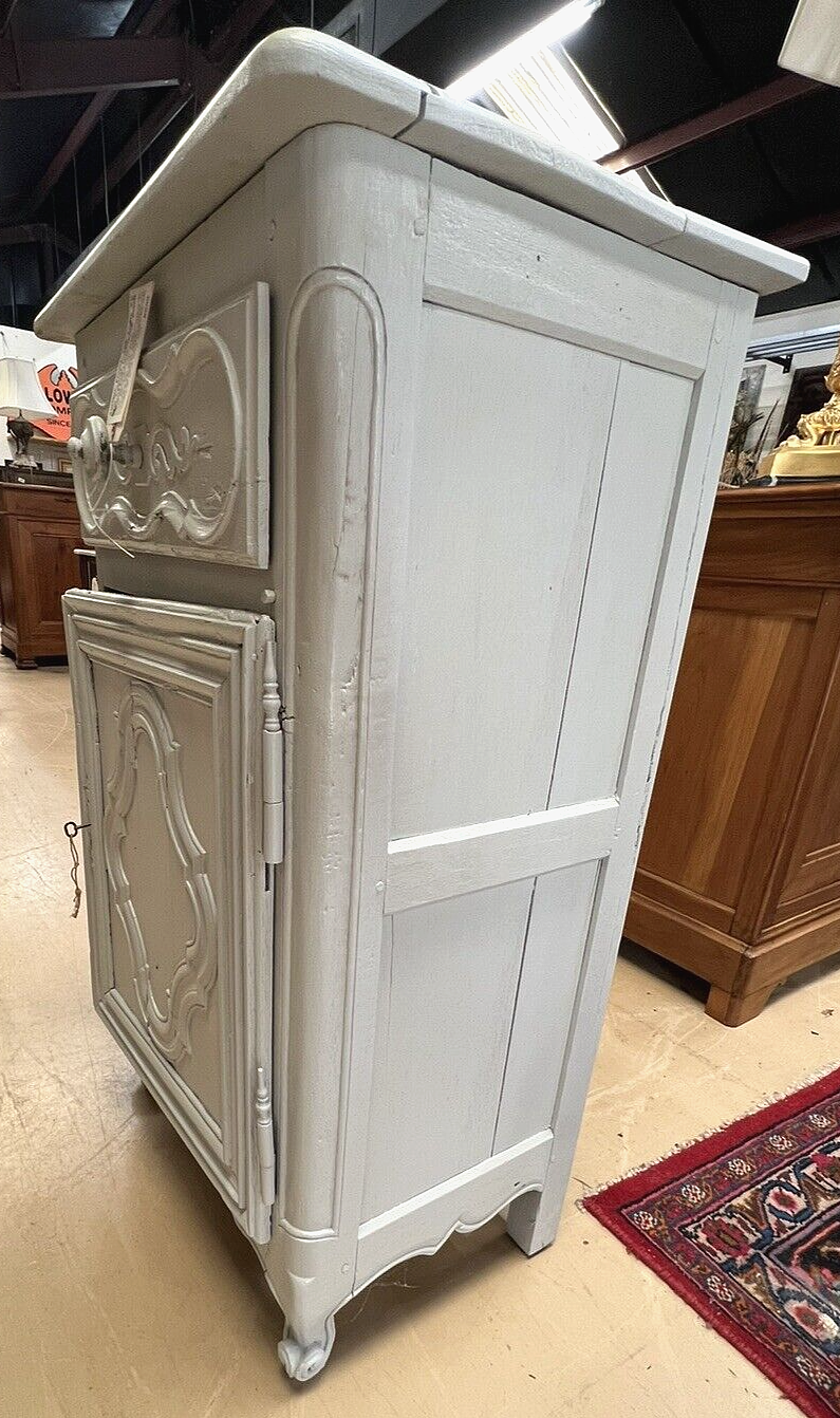 Antique French Oak Louis XV Jam Cabinet Confiturier Small Cabinet End Table