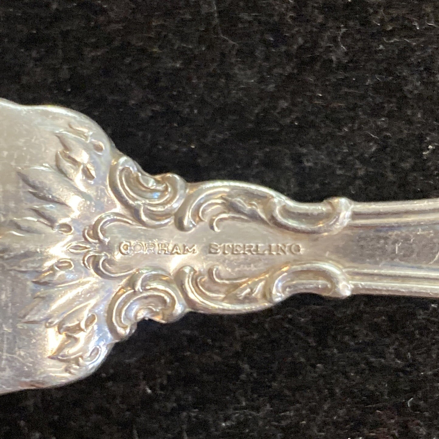 Gorham Sterling Chantilly 4 1/2" Baby Fork 24.66g 1895