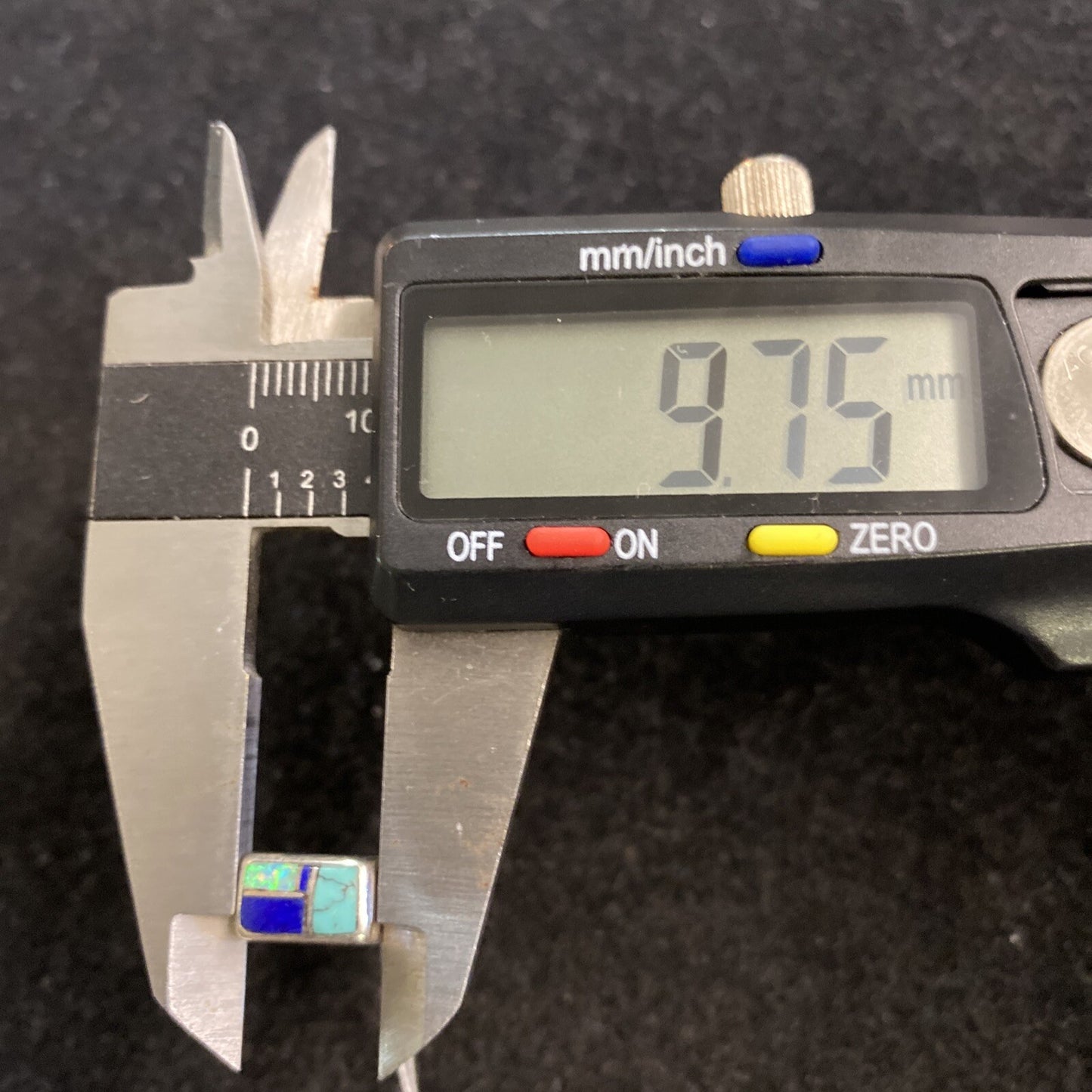 Sterling Silver Lapis, Turquoise, & Created Opal Ring SZ 7.75 4.1g JM19