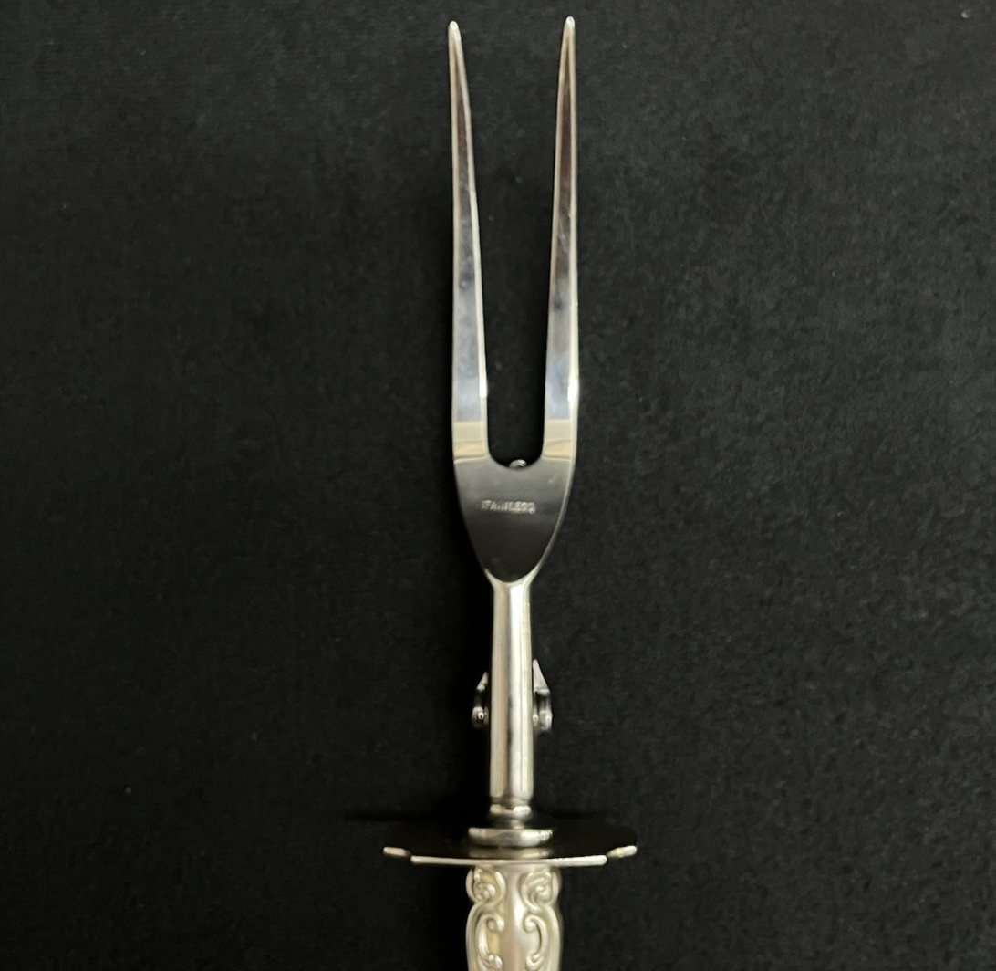 Melrose by Gorham Sterling Silver 2pc Large Roast Carving Set 13.5"/11 1/8"