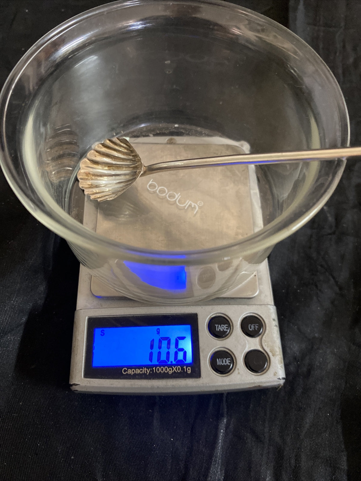 Vintage set 6 Mexico Sterling Silver Sipper Straws Cocktail Spoons Barware 10.6g