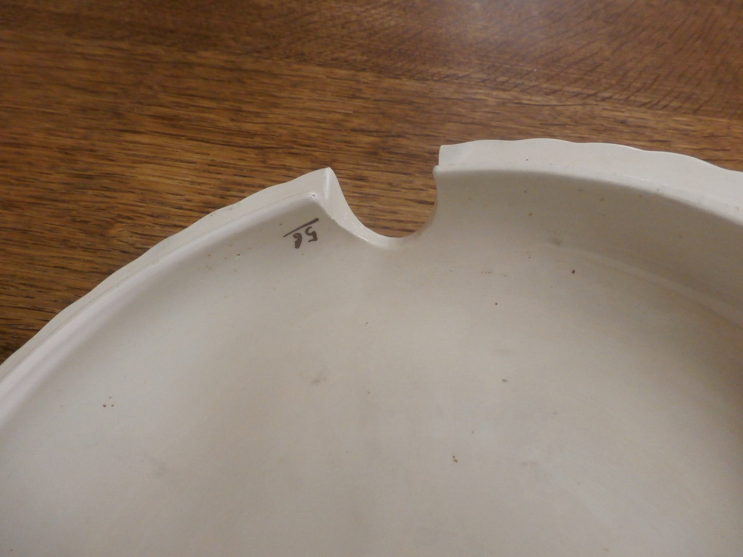 Italian Capodimonte 16" Tureen & Lid Hand Painted  Centerpiece