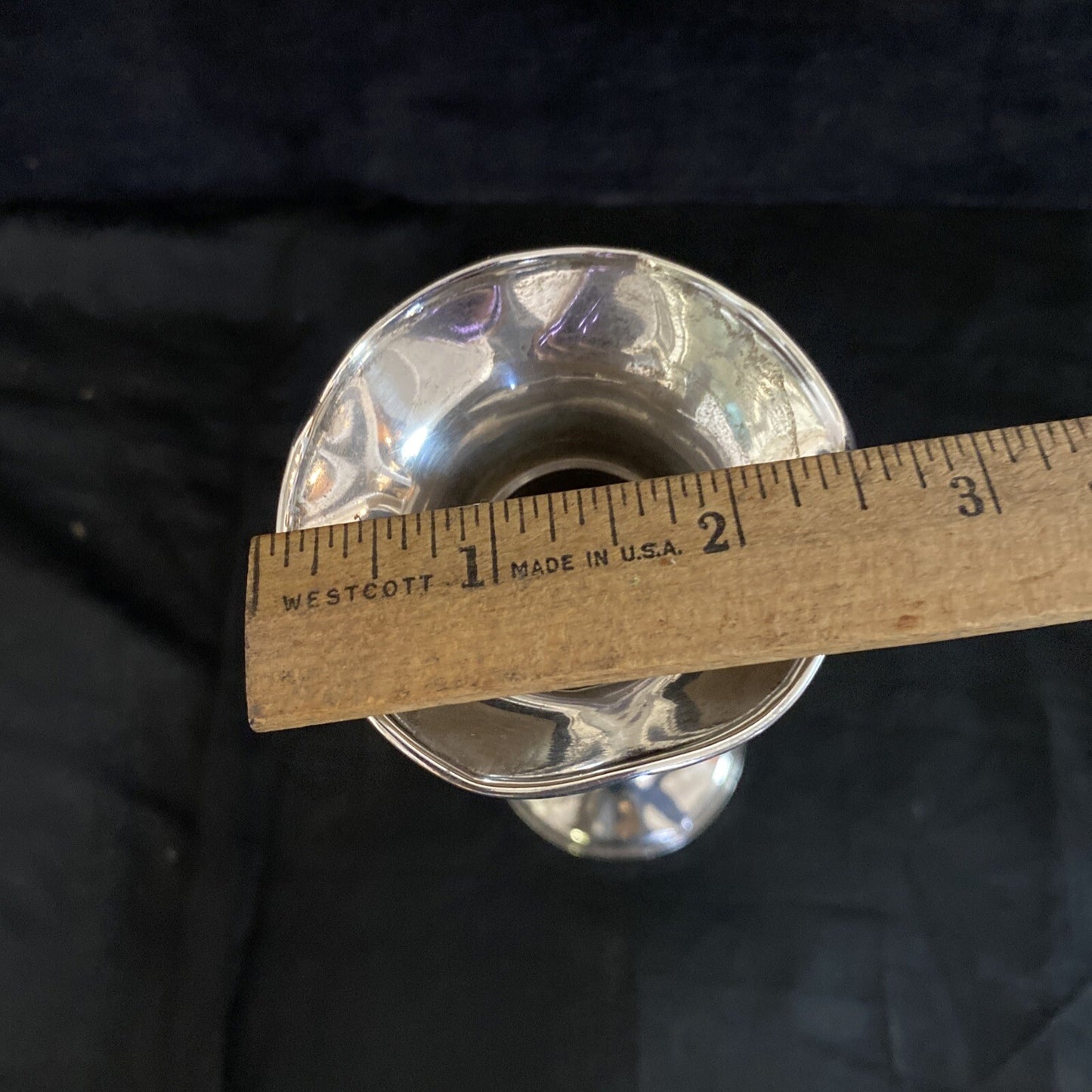 Fisher Silversmiths Sterling Silver 6 1/2" Weighted "606" Bud Vase 104g