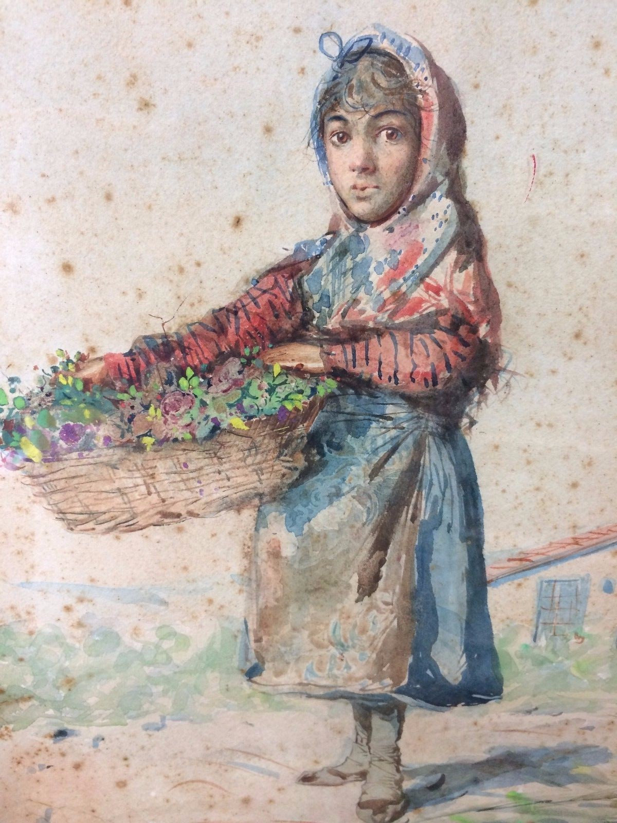 Original Signed Painting by Camillo Gioja Barbera circa 1800's