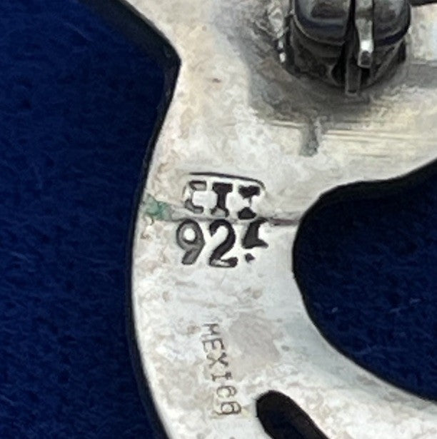 925 Sterling Silver Vintage Mexico Bird Pin Brooch