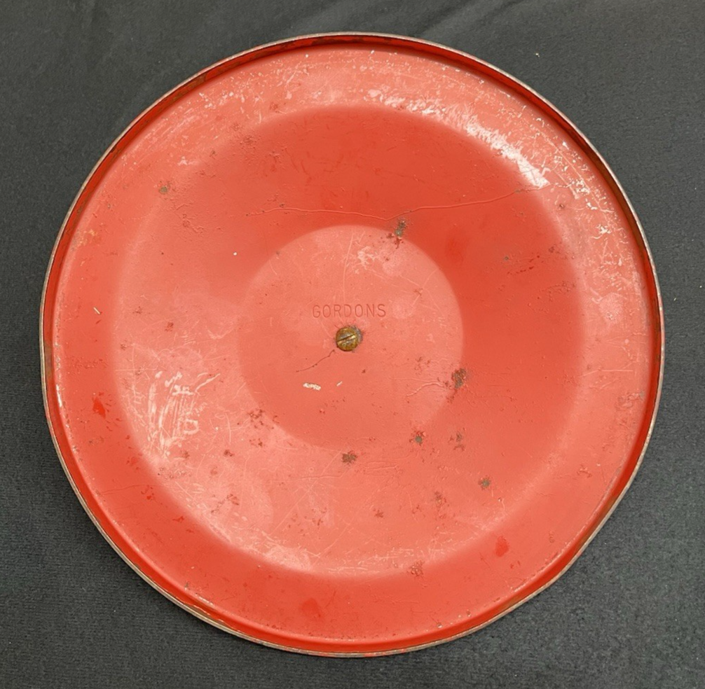 Vintage Gordon’s Foods Large Glass Snack Jar With Original Metal Lid 1940s