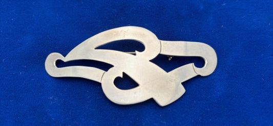 Mexico Sterling Silver 925 Abstract Brooch Taxco