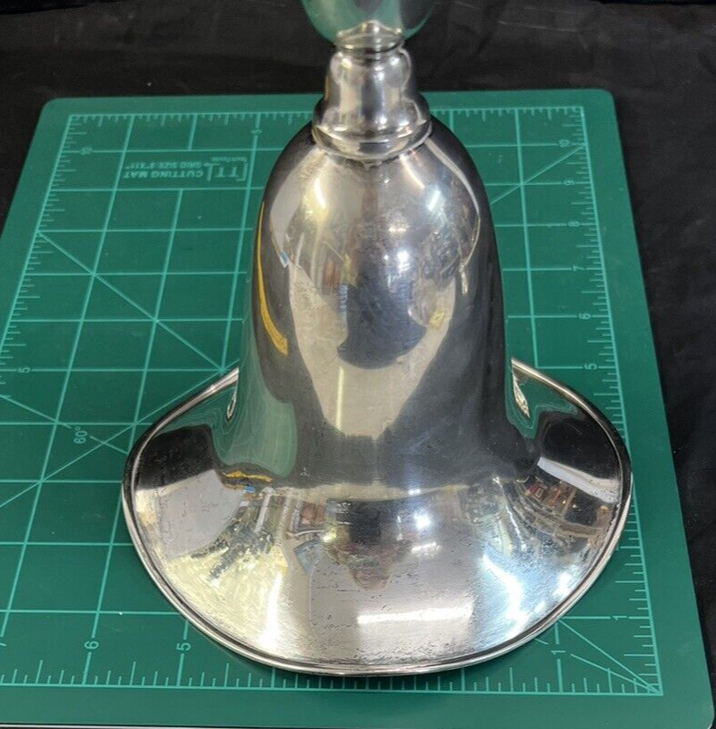 Vintage International Sterling Silver  Trumpet Vase, 5 6/8" 345g 145-66