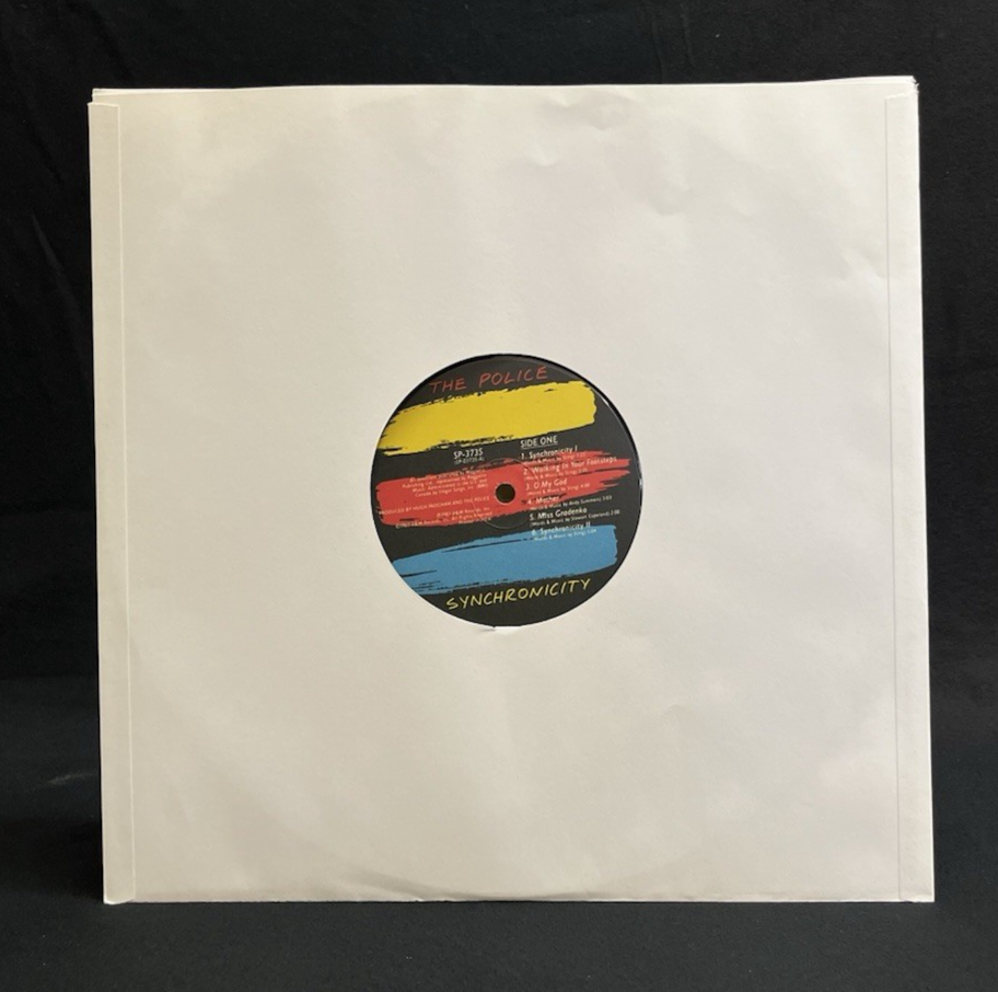 The Police Synchronicity 1983-MASTERDISK RL A&M SP-3735 Purple Translucent BRY