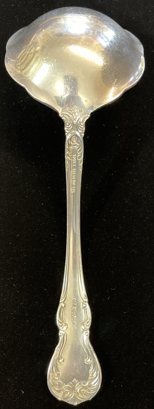 Old Master 1942 Sterling Silver Gravy Ladle by Towle 6 3/4 inches 57g