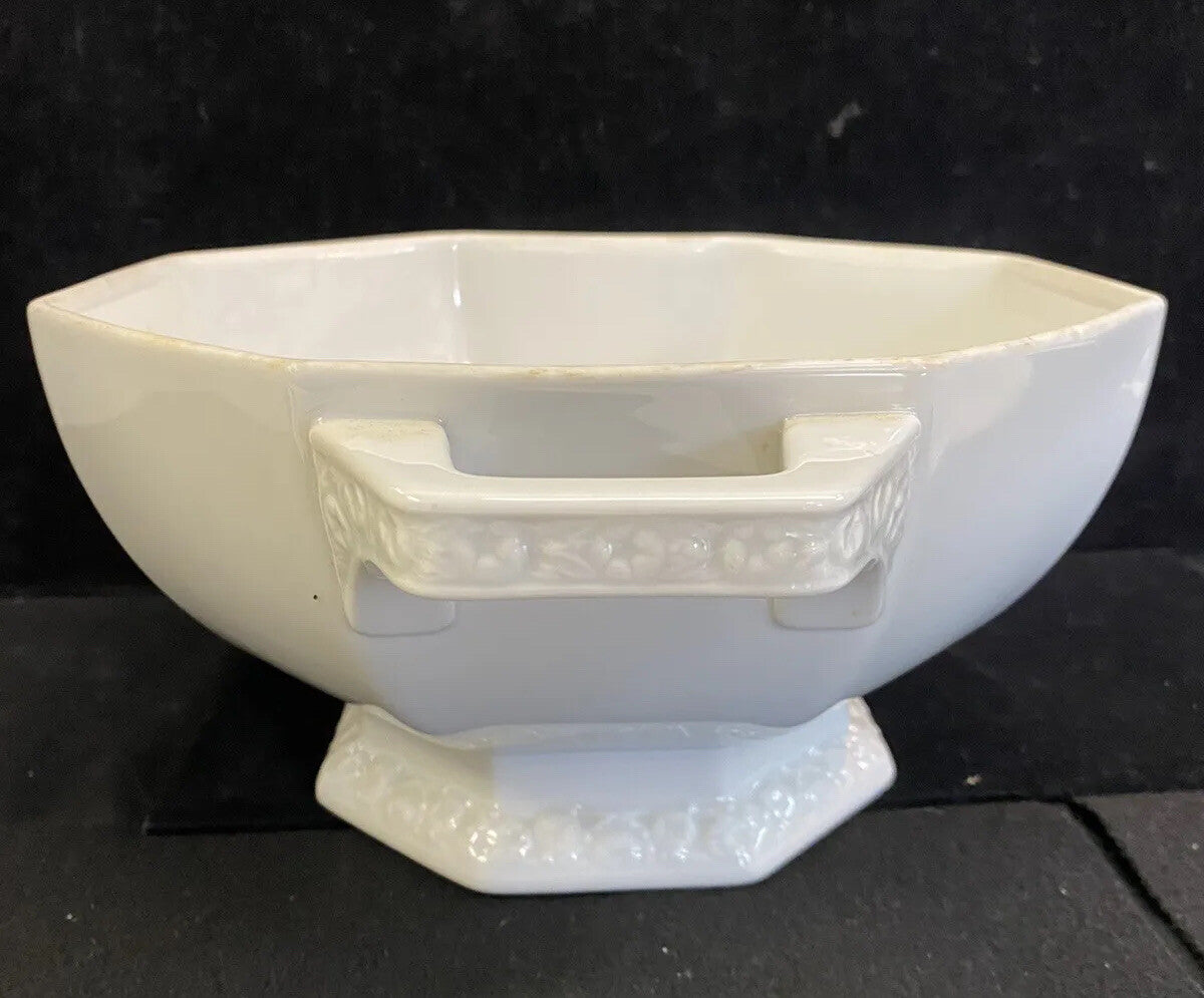 Vintage Rosenthal China Large Soup Tureen  Maria White  Classic Rose