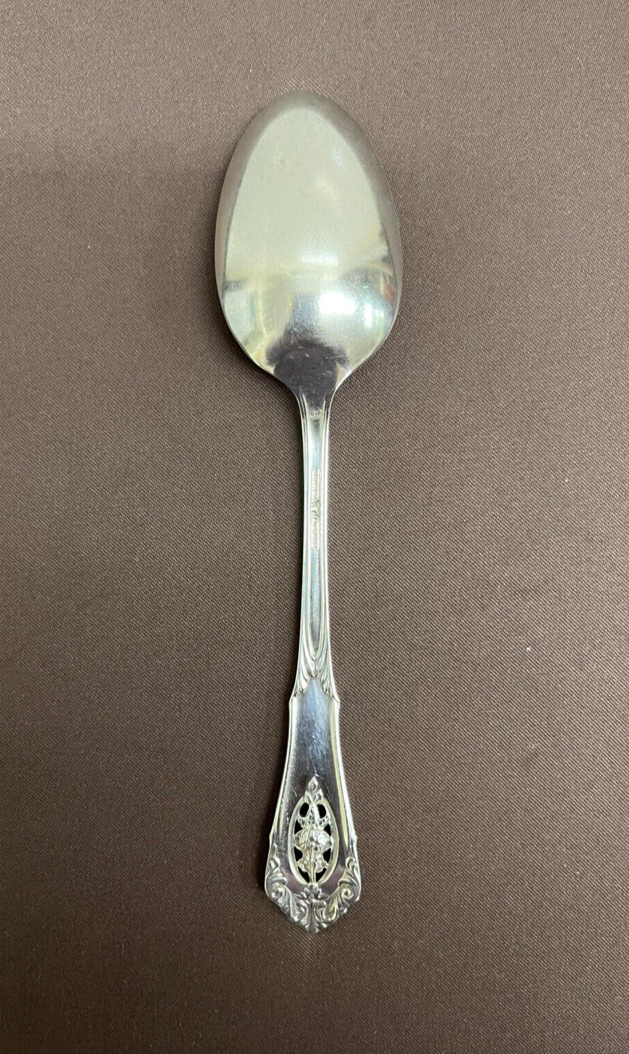 Rose Point by Wallace 26g Sterling Silver Teaspoon 6"