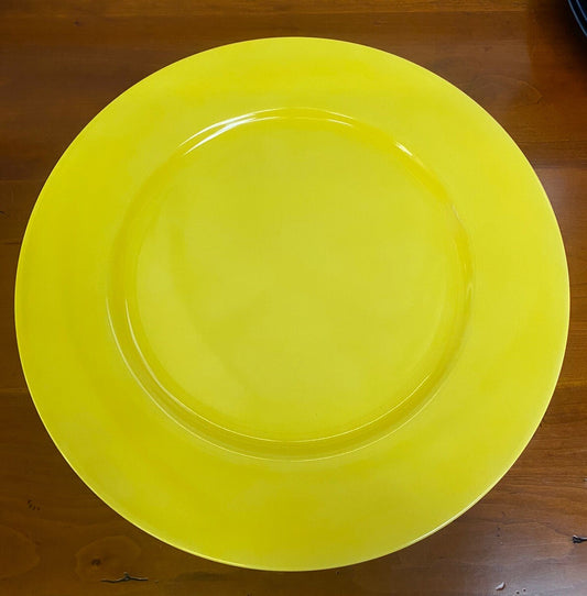 Set of 4 Taitu Uno Yellow 7 5/8" Salad Plates by Emilio Bergamin Italy