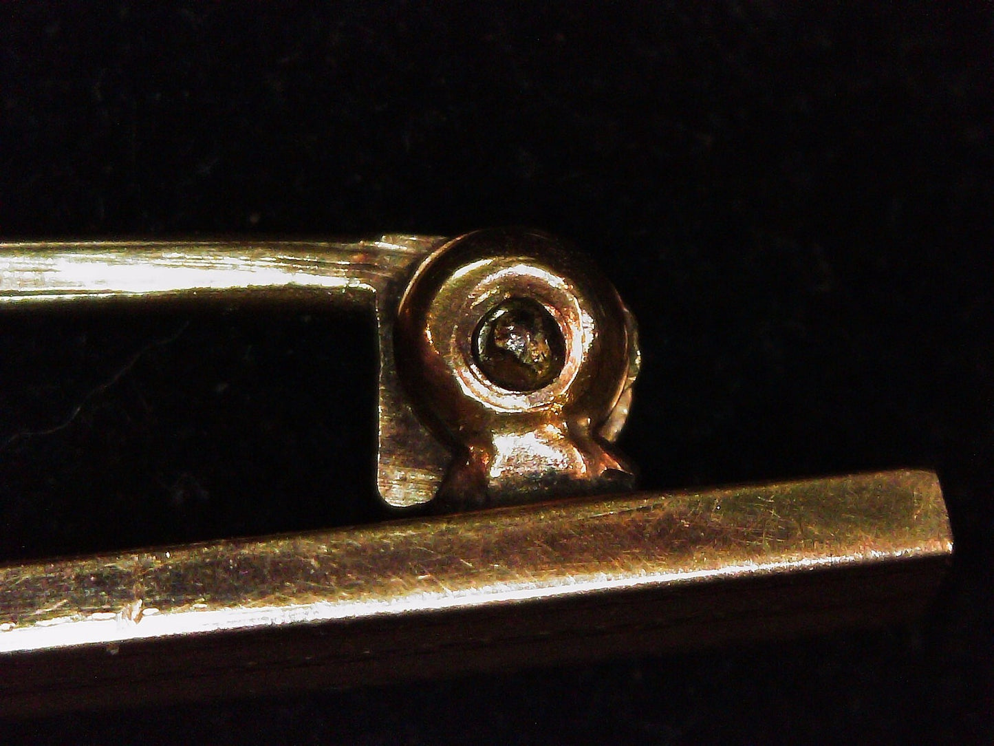 Antique 10K Yellow Gold Beauty Baby Pin 1.8g