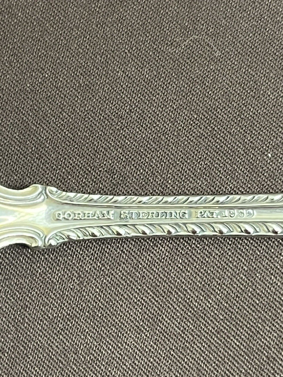 English Gadroon by Gorham 45.7g Sterling Silver Dinner Fork Flatware 7 1/8"