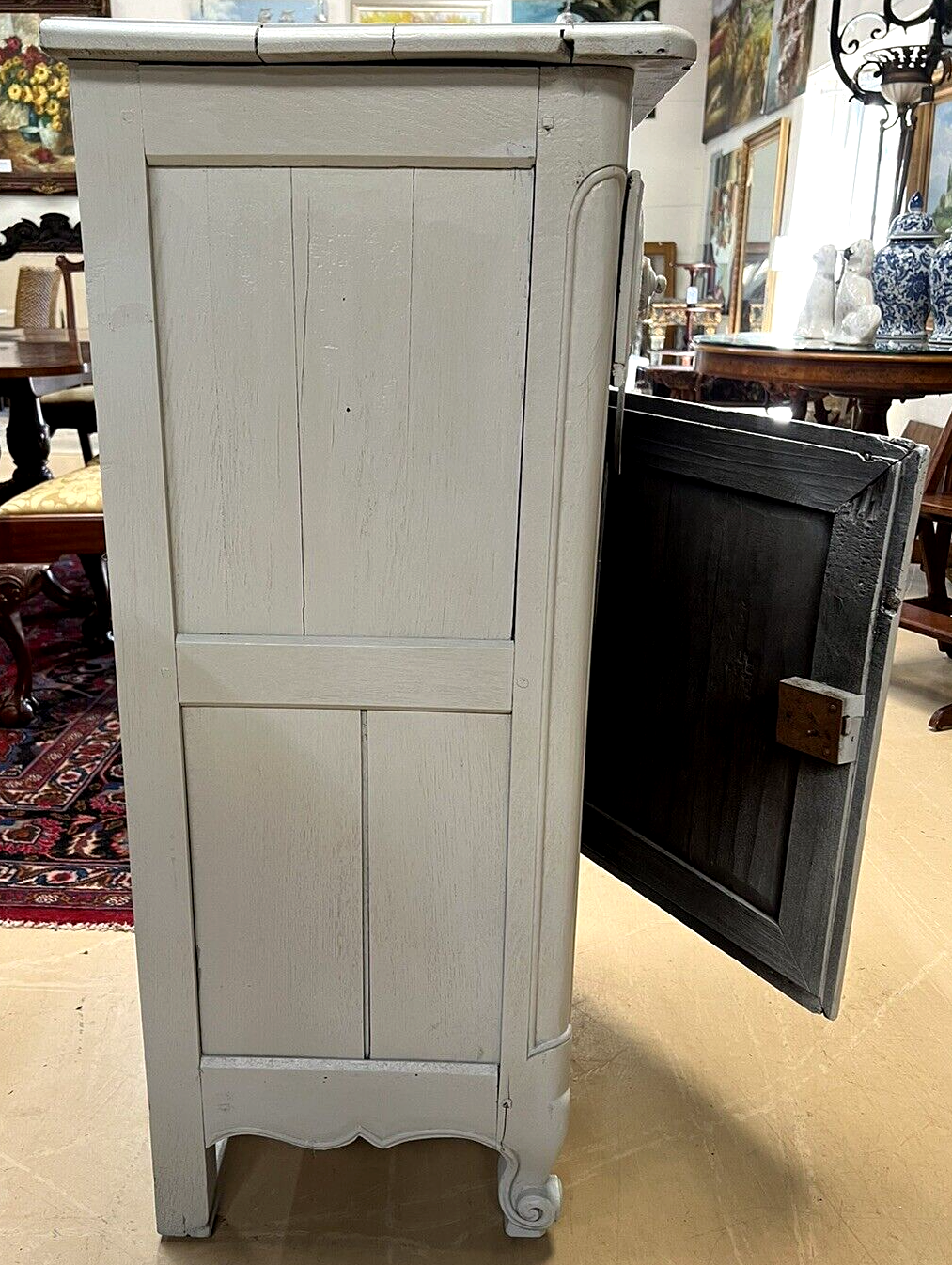 Antique French Oak Louis XV Jam Cabinet Confiturier Small Cabinet End Table