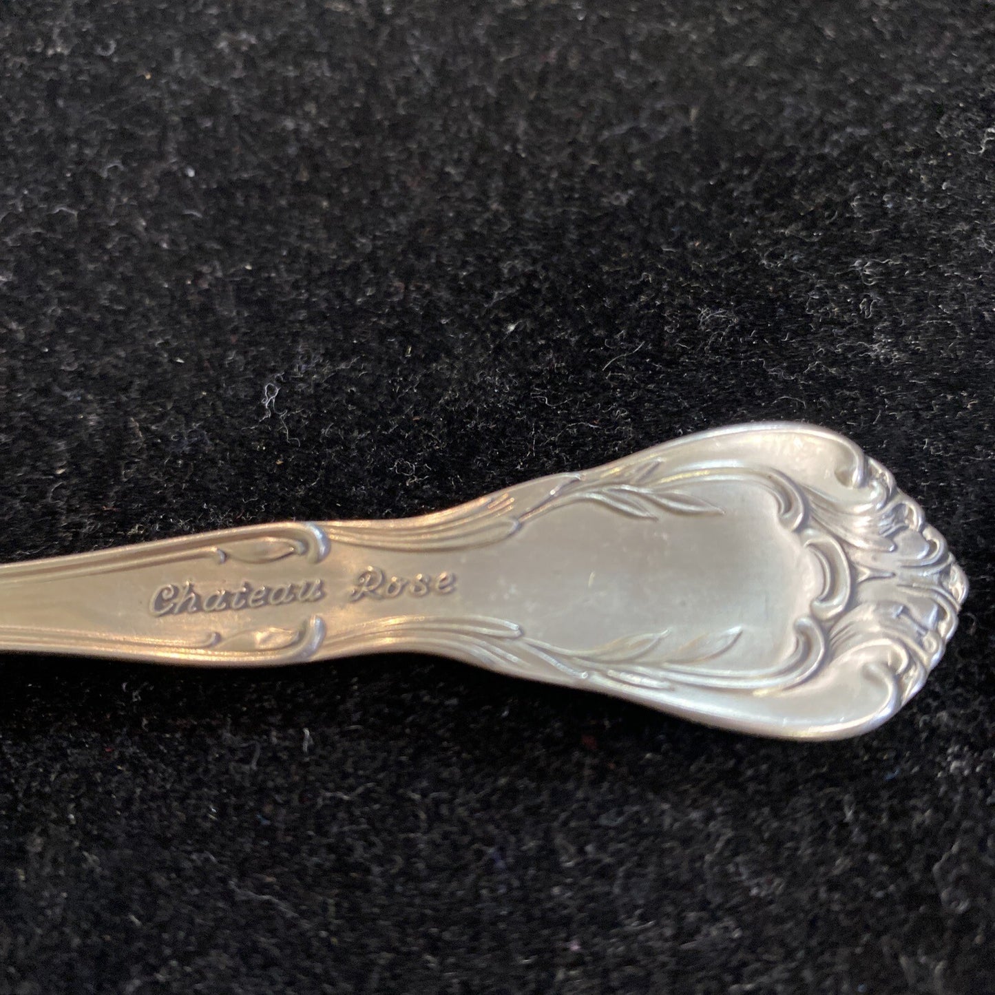 1x Alvin Sterling Silver "Chateau Rose" Soup Spoon  6 1/4" No Mono 12 available