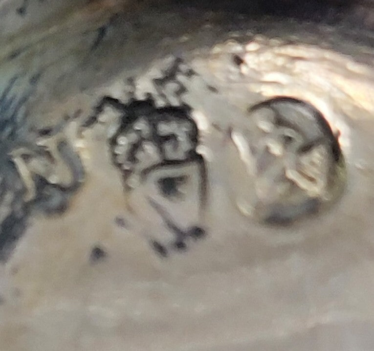 Pair George III Irish Sterling Silver Pedestal Salt Cellars Dublin 1761