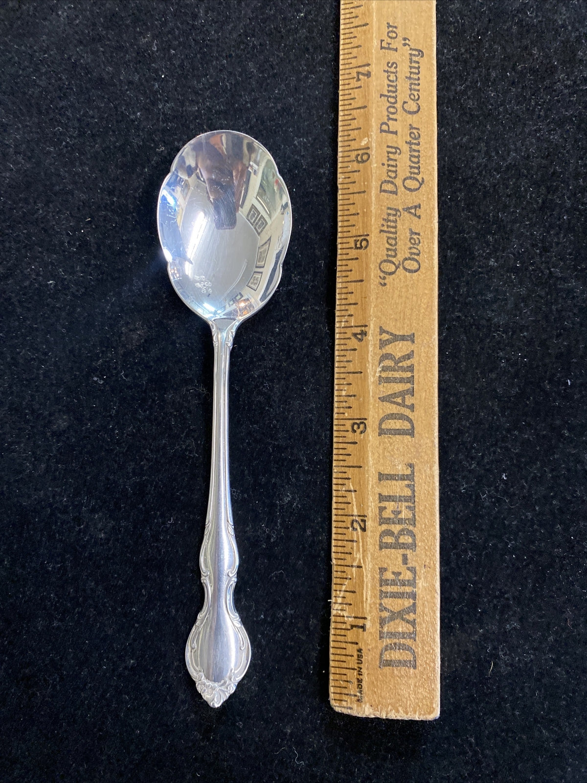 Sterling Silver Alvin  Pirouette 6" Sugar Shell Spoon