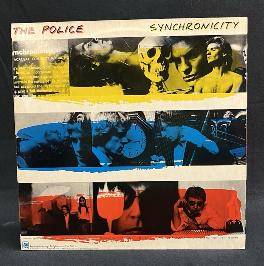 The Police Synchronicity 1983-MASTERDISK RL A&M SP-3735 Purple Translucent BRY