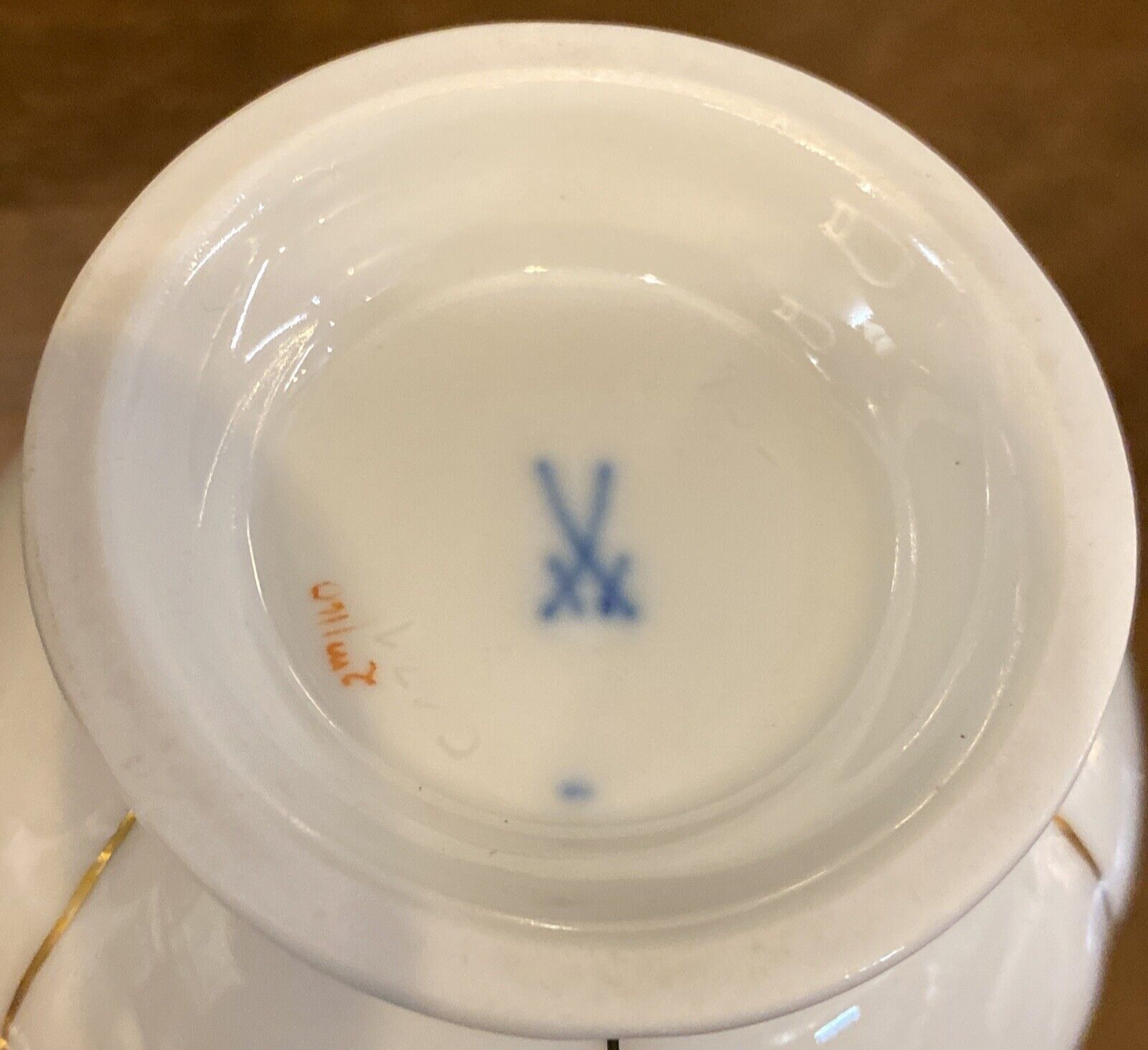 Meissen “Strewn Flower” Teapot Creamer Sugar Coffee & Tea Service Set of 7