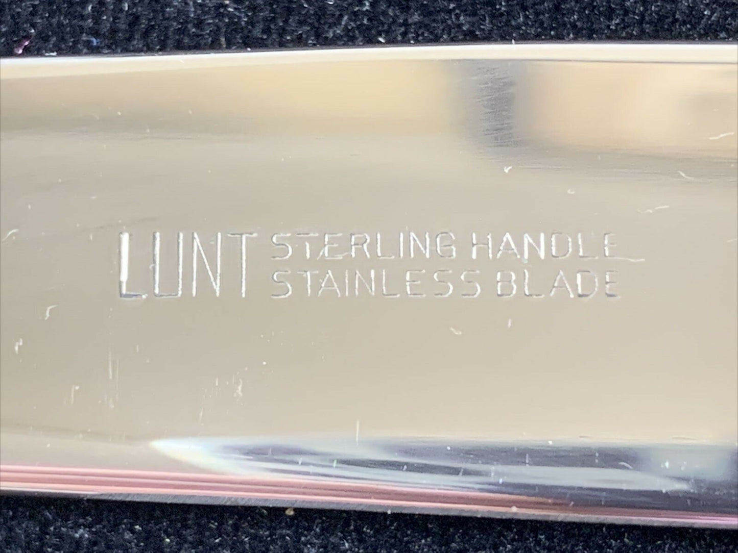 Mignonette by Lunt Sterling Silver 9 1/8" Dinner Knives 10 Avail 74.5g ea