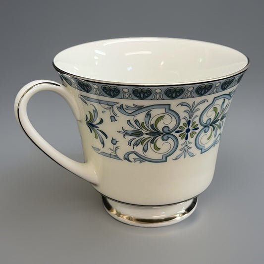 Noritake 2081 Burlington Green & Blue China Footed Cup 3" 20 available